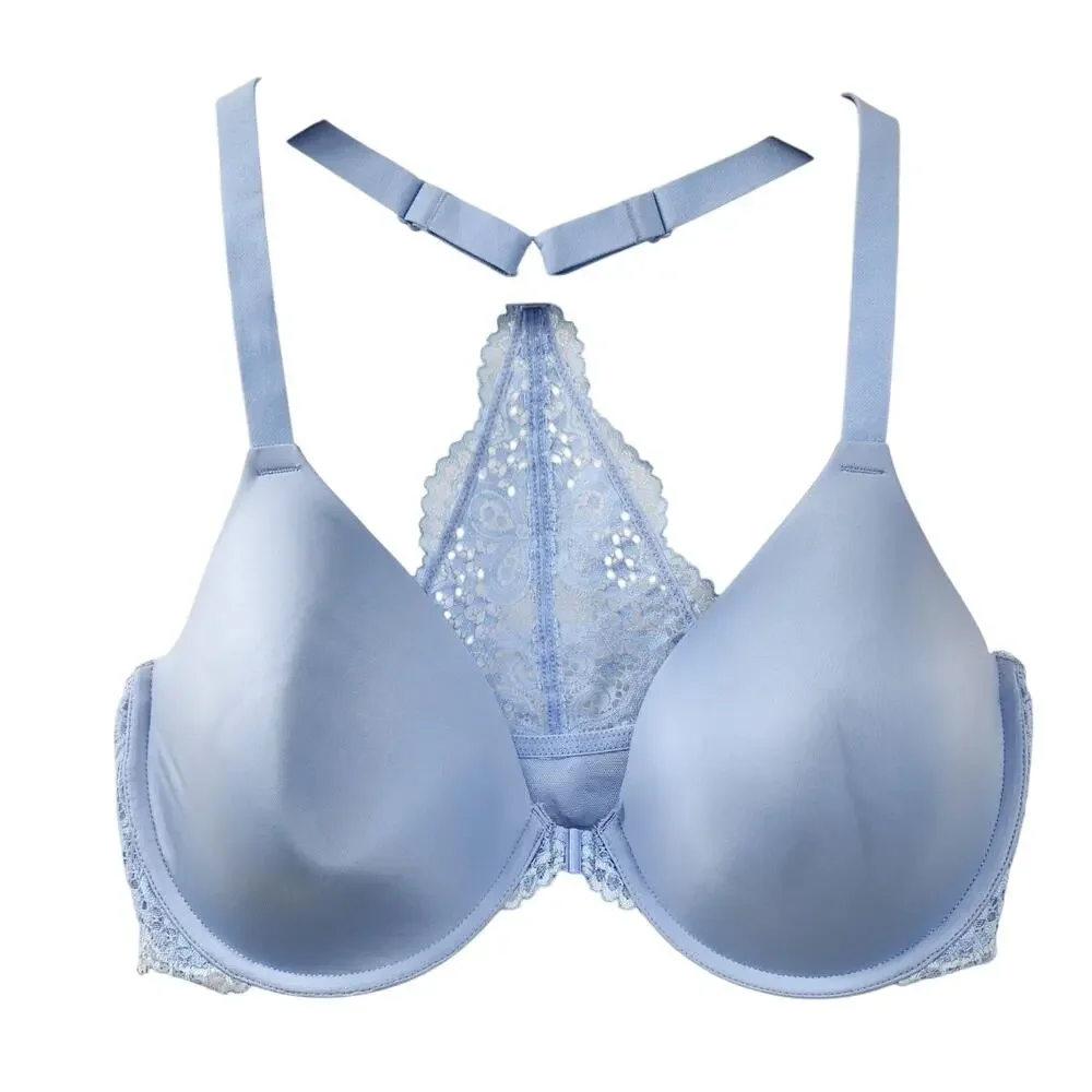 Maidenform Light Blue Lace Bra - Size 38D